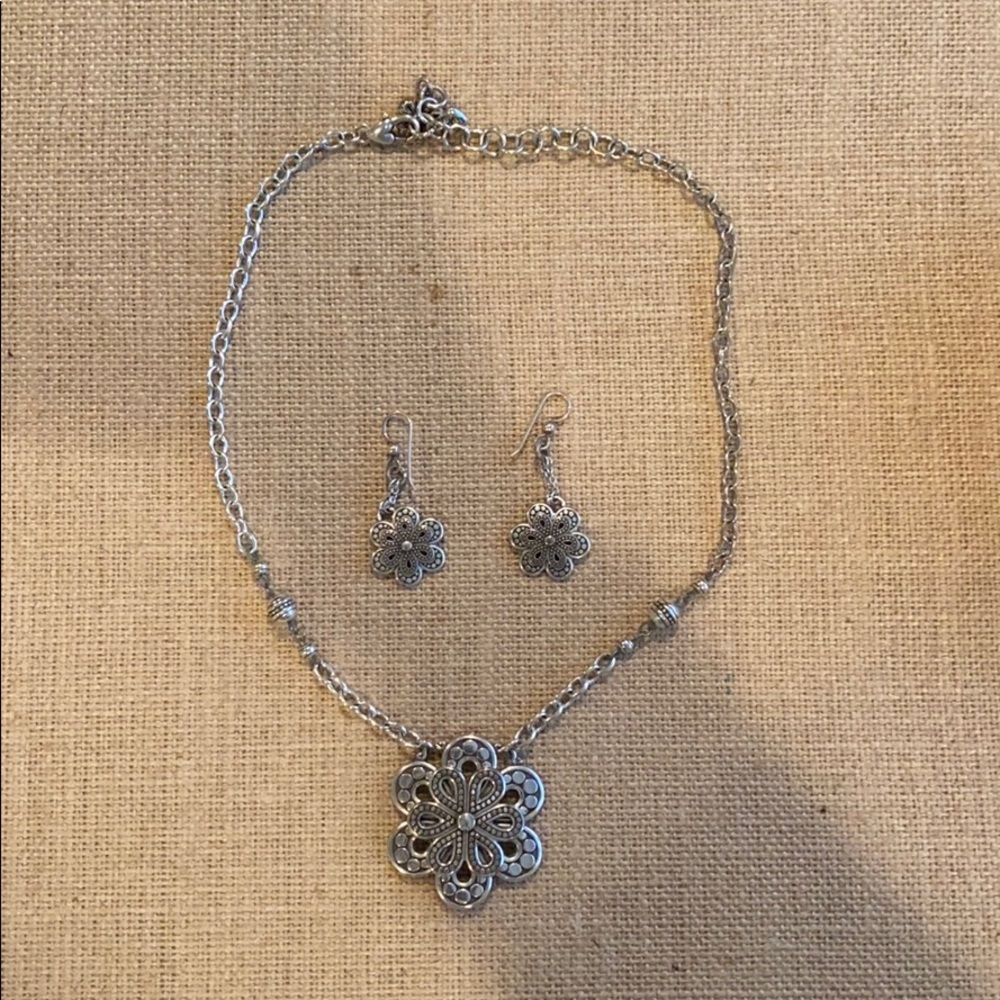 Brighton necklace and earring set